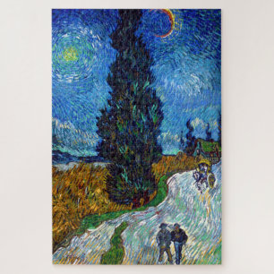 Country Road in Provence by Night, Van Gogh Puzzle