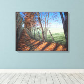 "Country Road" Kunstlandschaft Leinwanddruck (Insitu (Holzboden))