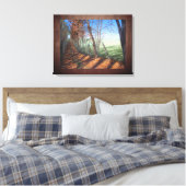 "Country Road" Kunstlandschaft Leinwanddruck (Insitu (Schlafzimmer))