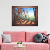 "Country Road" Kunstlandschaft Leinwanddruck (Insitu (Wohnzimmer))