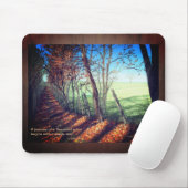 "Country Road" Kunstlandschaft Mousepad (Mit Mouse)