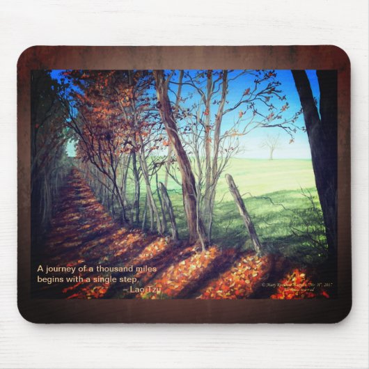 "Country Road" Kunstlandschaft Mousepad (Vorne)