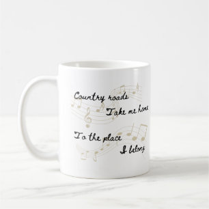 Country Roads AMPU-Tasse Kaffeetasse