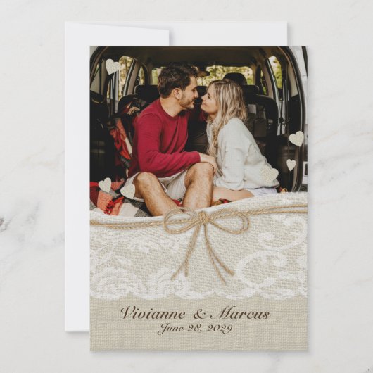 Country Romance Save the Date (Vorderseite)