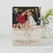 Country Romance Save the Date (Stehend Vorderseite)