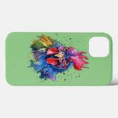 Country Rooster Chicken Watercolor Stil Case-Mate iPhone Hülle (Rückseite (Horizontal))