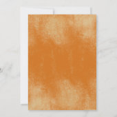 Country Ruskin Pumpkin Pie Erntedank Dinner Einladung (Rückseite)