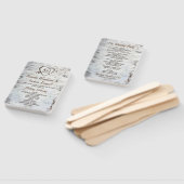 Country Rustic Birch Tree Barke Hochzeitsprogramme Fächer (Non-assembled)