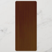 Country Rustic Blue Mason Jars Wedding Menu Card Menükarte (Rückseite)