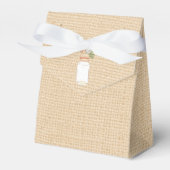 Country Rustic Burlap and Mason Jar Gevor Box Geschenkschachtel (Vorderseite)