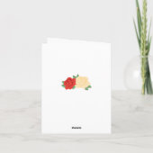 Country Rustic Burlap Lace Mason Jar Thank You Dankeskarte (Rückseite)