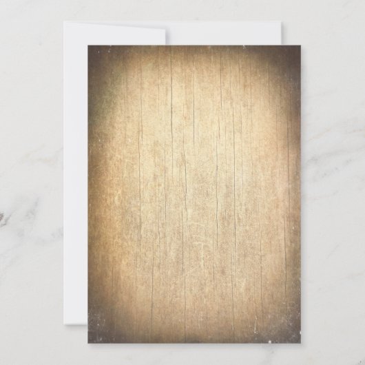 Country Rustic Cowboy Boots Probe Dinner Einladung (Rückseite)