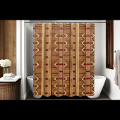 Country Rustic Duschvorhänge Vertikalstil Duschvorhang