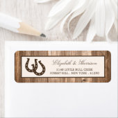 Country Rustic Horseshoe & Brown Wood Wedding (Insitu)