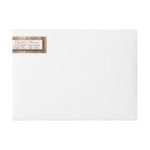 Country Rustic Horseshoe & Brown Wood Wedding (Vorderseite)