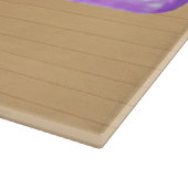 Country Rustic Lila Mason Jar Cutting Board Schneidebrett (Ecke)