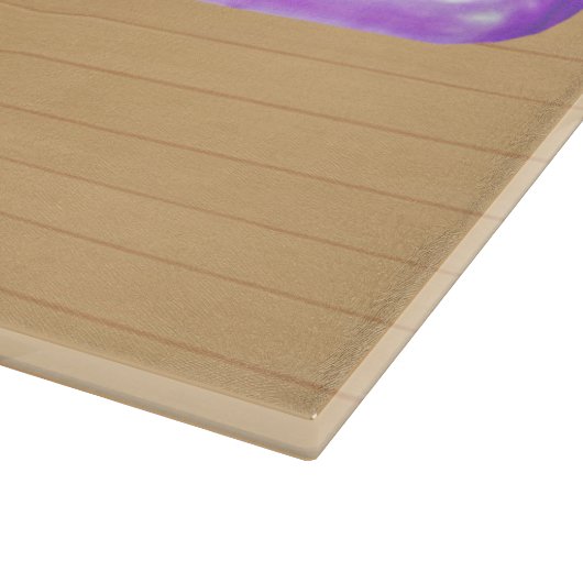 Country Rustic Lila Mason Jar Cutting Board Schneidebrett (Ecke)