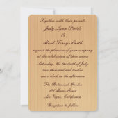 Country Rustic Lila Mason Jar Hochzeit Einladung (Rückseite)