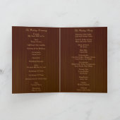 Country Rustic Lila Mason Jars Programmkarte Programm (Innenseite)