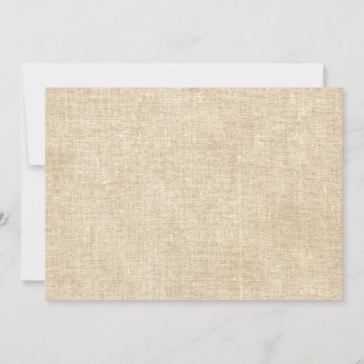 Country Rustic Mason Jar Brautparty Card Einladung (Rückseite)