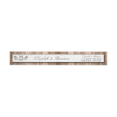 Country Rustic Monogram Branch & Wood Wedding (Person)