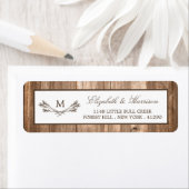 Country Rustic Monogram Branch & Wood Wedding (Insitu)