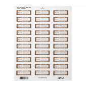 Country Rustic Monogram Branch & Wood Wedding (Vorne)