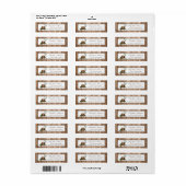 Country Rustic Monogram Tree & Wood Wedding (Vorne)