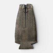 Country Rustic Sonnenblume Spitze Hochzeit kann kü Flaschenkühler (Rückseite)