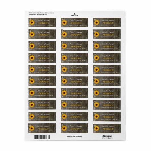 Country Rustic Sonnenblume Spitzen Burlap Wedding (Vorne)