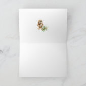 Country Rustic Wood Foto Weihnachtskarte Feiertagskarte (Innenseite)