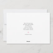 Country Rustic Wood frohe Weihnachtsgrüße Feiertagskarte (Rückseite)