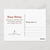 Country Rustic Wood Lights Foto Postkarte (Rückseite)