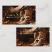 Country Sänger, Vocalist, Solo, Performance Visitenkarte (Vorne/Hinten)