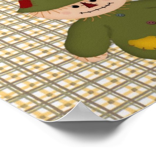 Country Scarecrow Poster (Ecke)