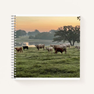 Country Scene Spirale Notebook Notizblock
