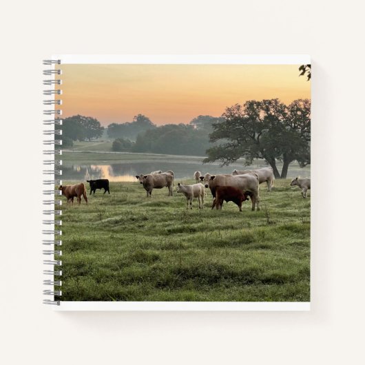 Country Scene Spirale Notebook Notizblock (Vorderseite)