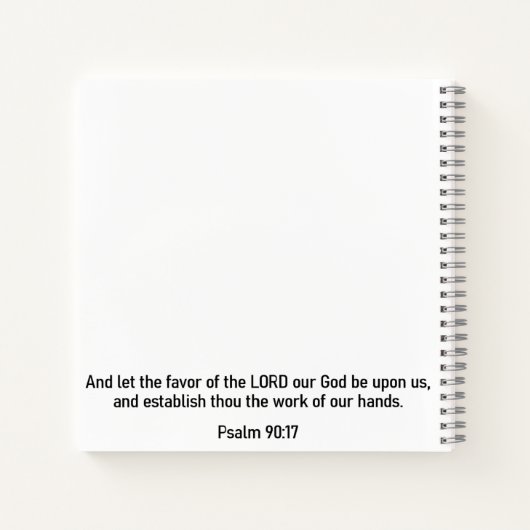 Country Scene Spirale Notebook Notizblock (Rückseite)