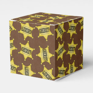 Country Sheriffs Abzeichen Fevor Box Geschenkschachtel