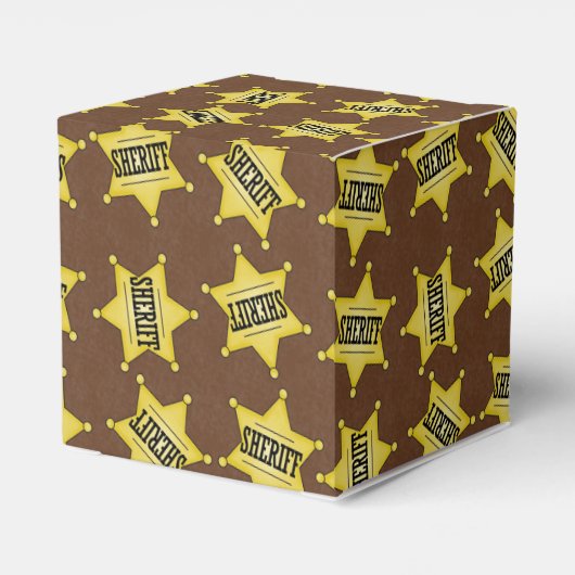 Country Sheriffs Abzeichen Fevor Box Geschenkschachtel (Rückseite)