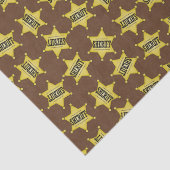 Country Sheriffs Abzeichen Seidenpapier (Detail)