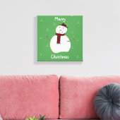 Country Snowman Canvas Print Leinwanddruck (Insitu (Wohnzimmer))