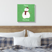 Country Snowman Canvas Print Leinwanddruck (Insitu (Schlafzimmer))