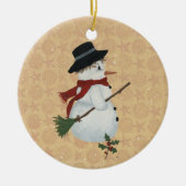 Country Snowman Ornament (Vorne)
