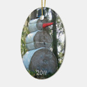 Country Snowman Ornament (Links)