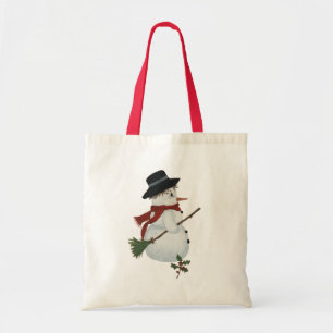 Country Snowman Tote Bag Tragetasche