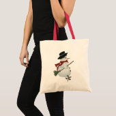 Country Snowman Tote Bag Tragetasche (Vorderseite (Produkt))