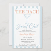 Country Social Club Cocktail Bacheloretto Einladung (Vorderseite)