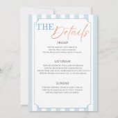 Country Social Club Cocktail Bacheloretto Einladung (Rückseite)