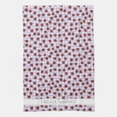 Country Spring Ladybugs Pattern Geschirrtuch (Vertikal)